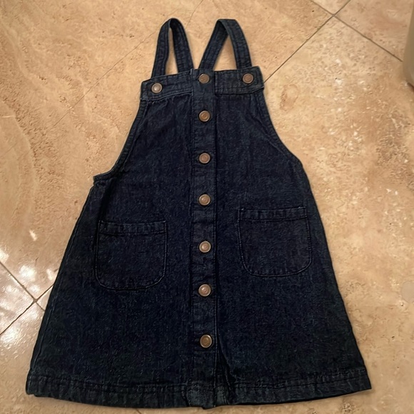 Girl's Max Studio Dark Denim Jumper Size 4T - Picture 1 of 8